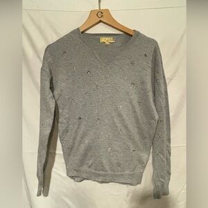 Women's gray cardigan with beaded embroidery Vera Wang XS